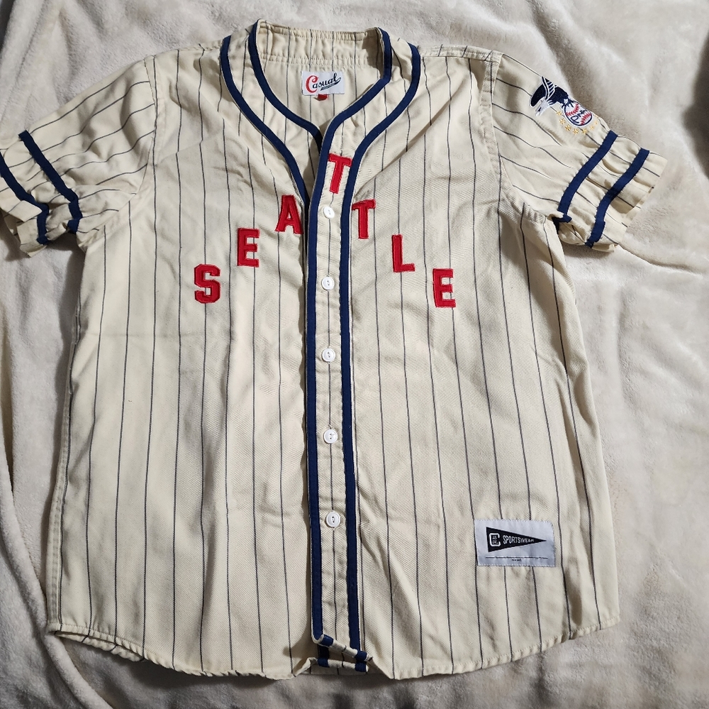 Seattle fans unisex baseball style jersey
